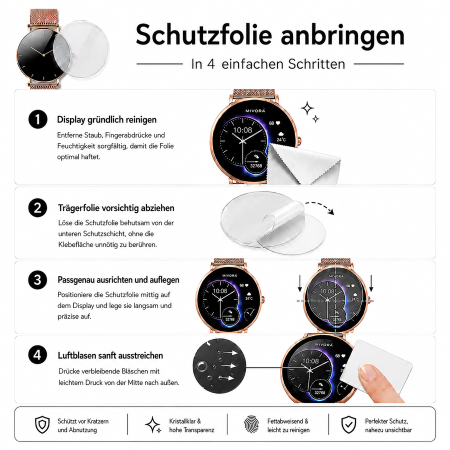 2x Schutzfolie für "Eleganza PRO"